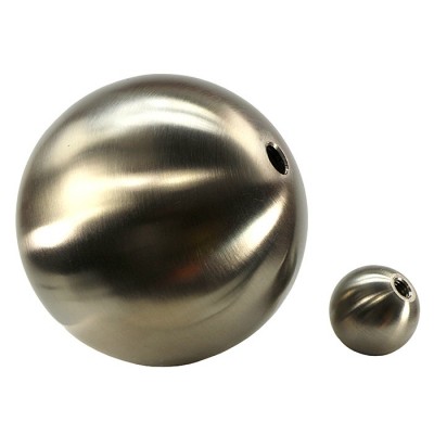 Titanium Gold drilled hollow steel ball for decoration