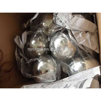 60mm 90mm 100mm 150mm 200mm large hollow stainless steel ball 304 for garden lawn decoration