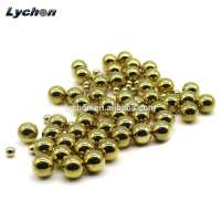 1.25 inch brass ball with 1 oz clear plastic SOLID COPPER BRASS BALL